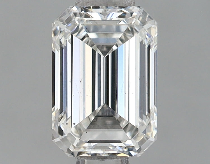 0.81 Carat Emerald Shaped Ideal Cut VS2 IGI Certified Lab Grown Diamond