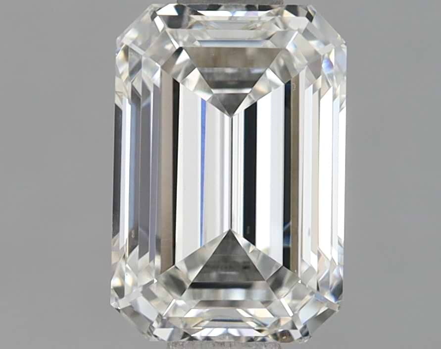 1.33 Carat Emerald Shaped Ideal Cut VVS2 IGI Certified Lab Grown Diamond
