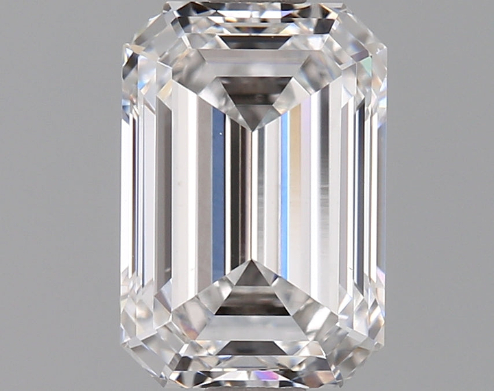 1.44 Carat Emerald Shaped Ideal Cut VS1 IGI Certified Lab Grown Diamond