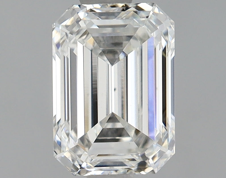 1.24 Carat Emerald Shaped Ideal Cut VVS2 IGI Certified Lab Grown Diamond