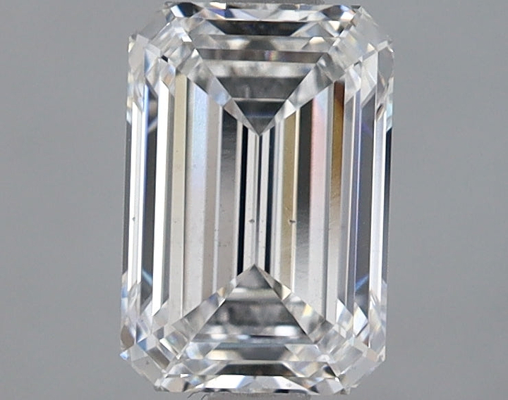 1.38 Carat Emerald Shaped Excellent Cut VS2 IGI Certified Lab Grown Diamond