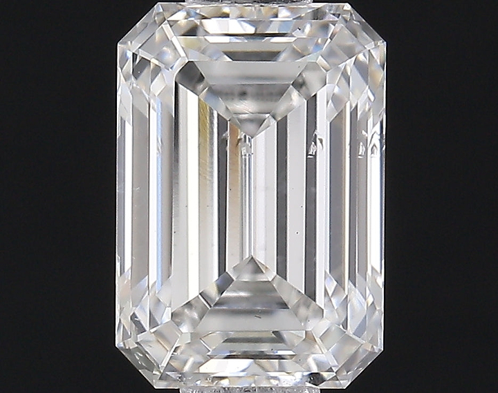 0.99 Carat Emerald Shaped Ideal Cut SI1 IGI Certified Lab Grown Diamond