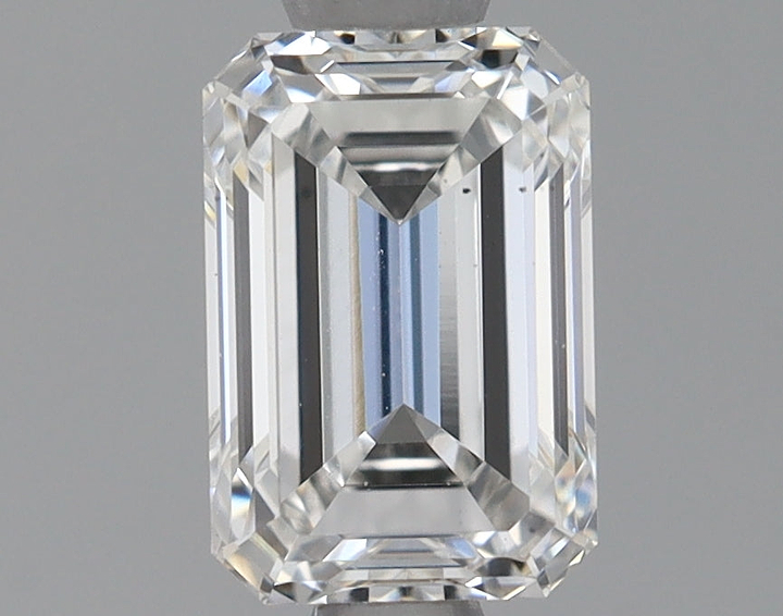 0.77 Carat Emerald Shaped Ideal Cut VS2 IGI Certified Lab Grown Diamond