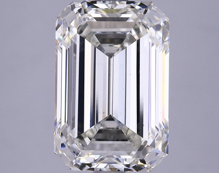 3.82 Carat Emerald Shaped Excellent Cut VS1 IGI Certified Lab Grown Diamond