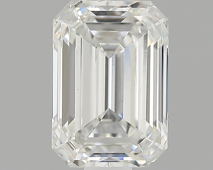 0.88 Carat Emerald Shaped Ideal Cut VS1 IGI Certified Lab Grown Diamond