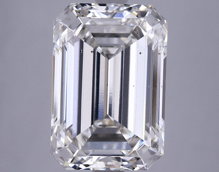 4.87 Carat Emerald Shaped Ideal Cut VS2 IGI Certified Lab Grown Diamond
