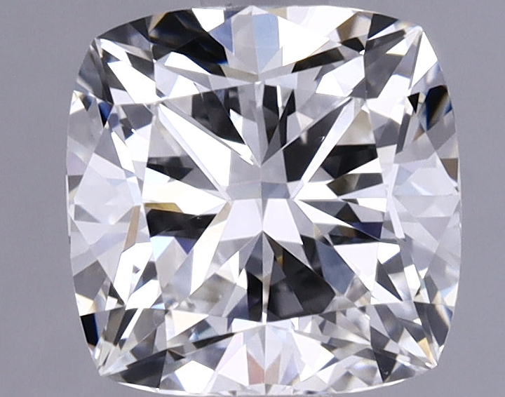 1.34 Carat Cushion Shaped Ideal Cut VVS2 IGI Certified Lab Grown Diamond