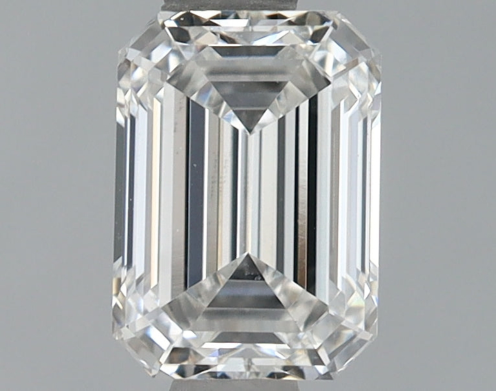 0.88 Carat Emerald Shaped Ideal Cut VS1 IGI Certified Lab Grown Diamond