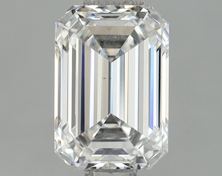 1.07 Carat Emerald Shaped Ideal Cut VVS2 IGI Certified Lab Grown Diamond