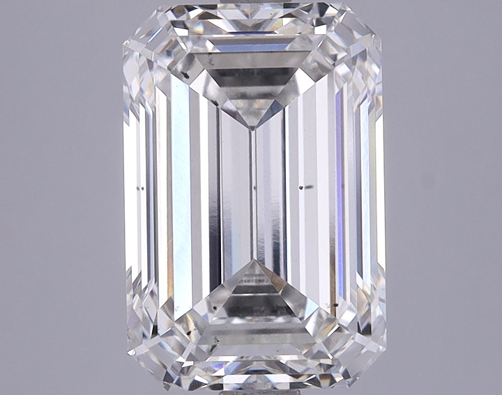 3.92 Carat Emerald Shaped Excellent Cut VS2 IGI Certified Lab Grown Diamond
