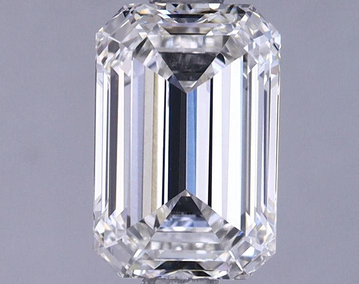 1.4 Carat Emerald Shaped Excellent Cut VVS2 IGI Certified Lab Grown Diamond