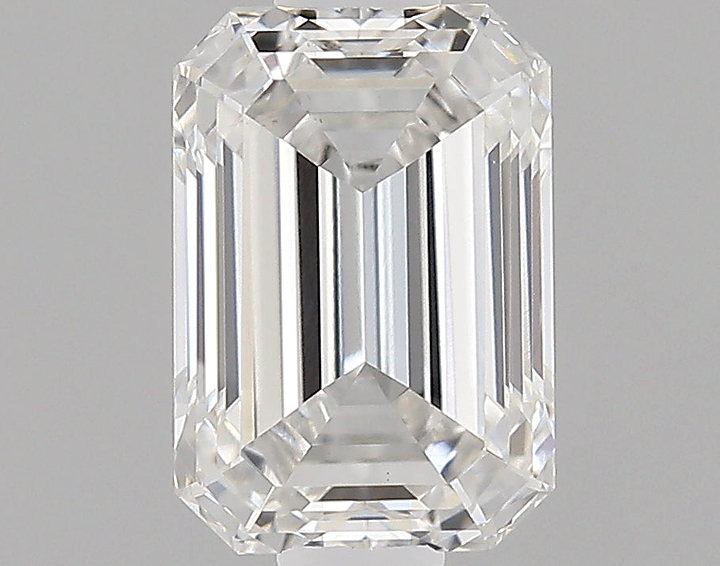 0.83 Carat Emerald Shaped Ideal Cut VS1 IGI Certified Lab Grown Diamond