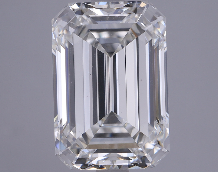 4.78 Carat Emerald Shaped Ideal Cut VS1 IGI Certified Lab Grown Diamond