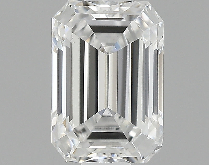 0.72 Carat Emerald Shaped Ideal Cut VS1 IGI Certified Lab Grown Diamond