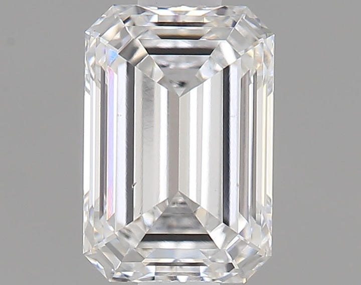 0.81 Carat Emerald Shaped Ideal Cut VS1 IGI Certified Lab Grown Diamond