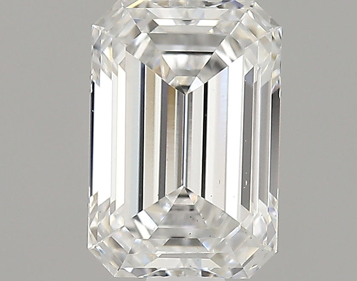 0.85 Carat Emerald Shaped Ideal Cut VS1 IGI Certified Lab Grown Diamond