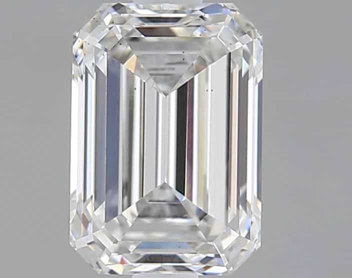 1.4 Carat Emerald Shaped Ideal Cut VS2 IGI Certified Lab Grown Diamond