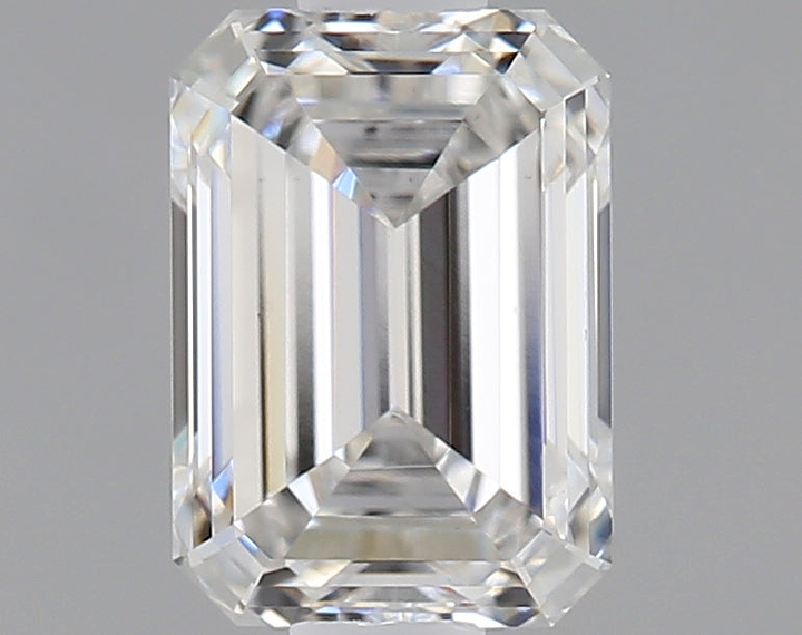 0.81 Carat Emerald Shaped Ideal Cut VVS2 IGI Certified Lab Grown Diamond