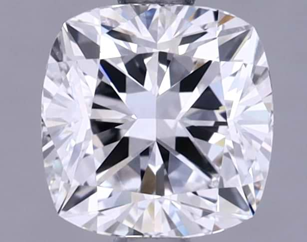 1.28 Carat Cushion Shaped Ideal Cut Vvs2 Igi Certified Lab Grown Diamond