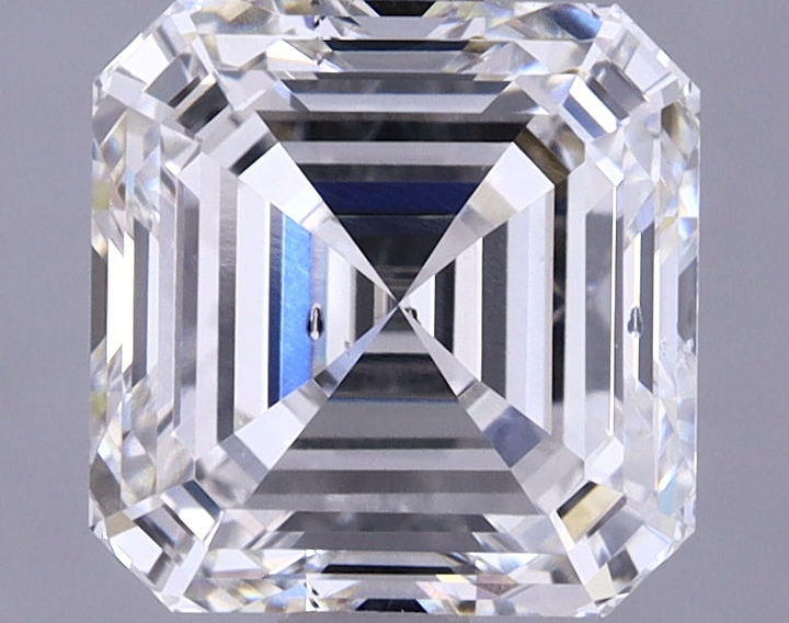 2.02 Carat Asscher Shaped Ideal Cut SI1 IGI Certified Lab Grown Diamond