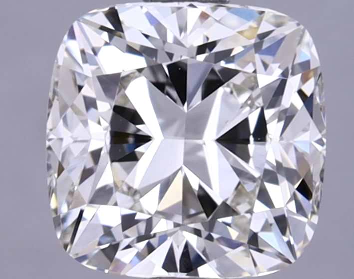 1.51 Carat Cushion Shaped Ideal Cut VVS2 IGI Certified Lab Grown Diamond