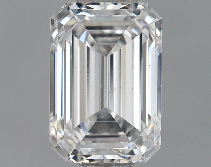 0.84 Carat Emerald Shaped Ideal Cut VS2 IGI Certified Lab Grown Diamond