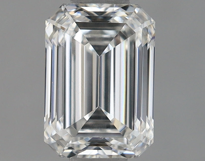 0.73 Carat Emerald Shaped Ideal Cut VS1 IGI Certified Lab Grown Diamond
