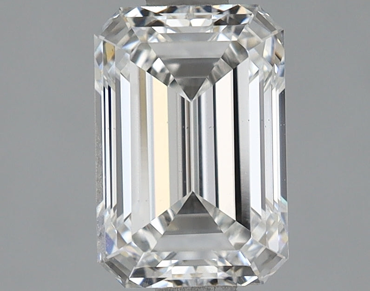 1.33 Carat Emerald Shaped Ideal Cut VS1 IGI Certified Lab Grown Diamond