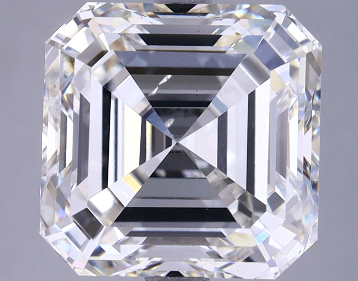 5.11 Carat Asscher Shaped Ideal Cut VS2 IGI Certified Lab Grown Diamond