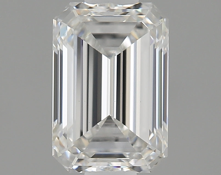 0.83 Carat Emerald Shaped Ideal Cut VS1 IGI Certified Lab Grown Diamond