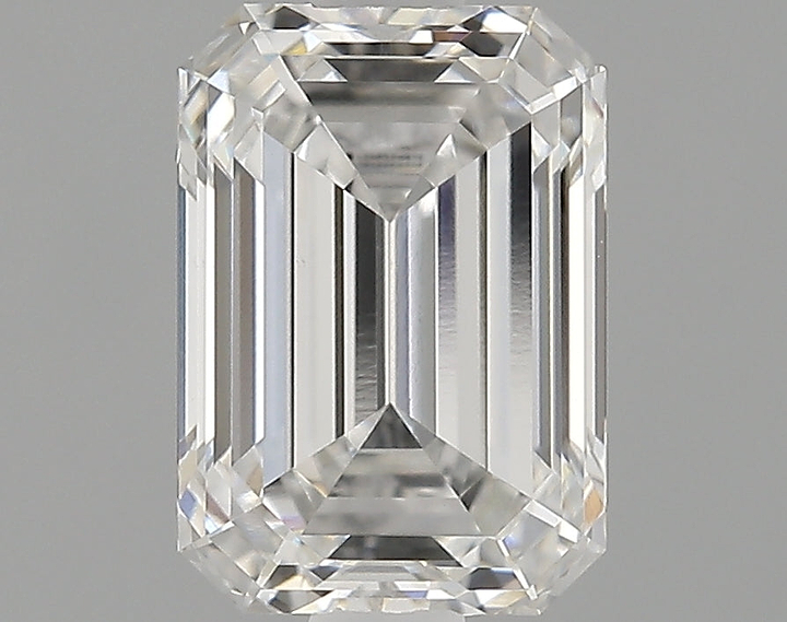 1.27 Carat Emerald Shaped Ideal Cut VVS2 IGI Certified Lab Grown Diamond