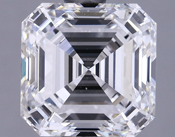 1.82 Carat Asscher Shaped Ideal Cut VS2 IGI Certified Lab Grown Diamond
