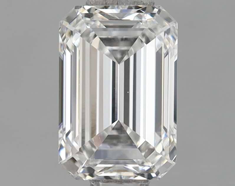 0.84 Carat Emerald Shaped Excellent Cut VVS2 IGI Certified Lab Grown Diamond