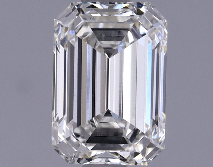 1.12 Carat Emerald Shaped Ideal Cut VVS2 IGI Certified Lab Grown Diamond