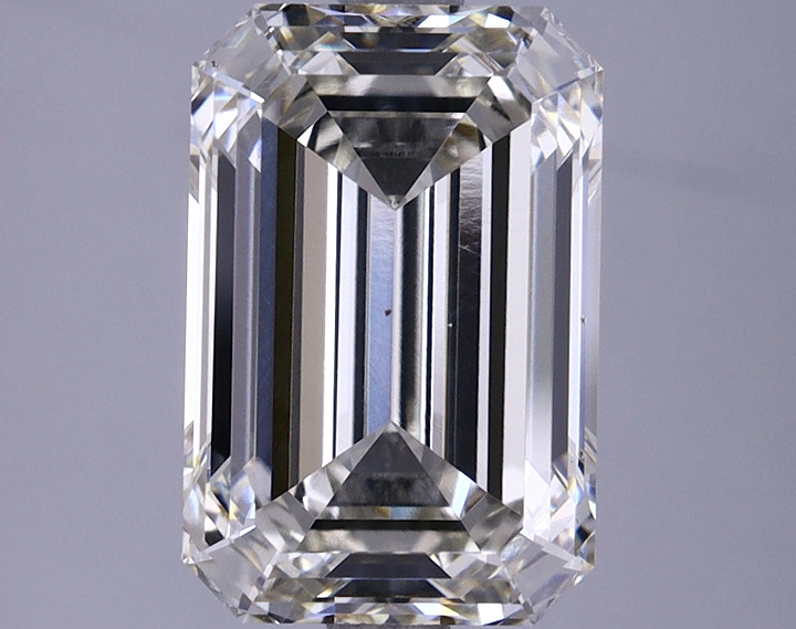 3.73 Carat Emerald Shaped Excellent Cut VVS2 IGI Certified Lab Grown Diamond