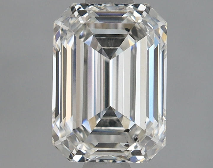 1.32 Carat Emerald Shaped Ideal Cut SI1 IGI Certified Lab Grown Diamond