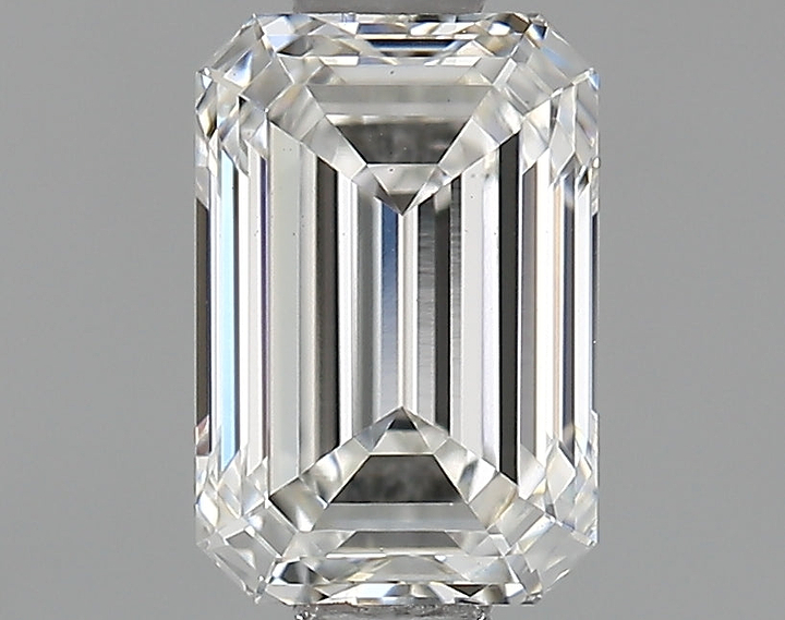 0.85 Carat Emerald Shaped Ideal Cut VS1 IGI Certified Lab Grown Diamond