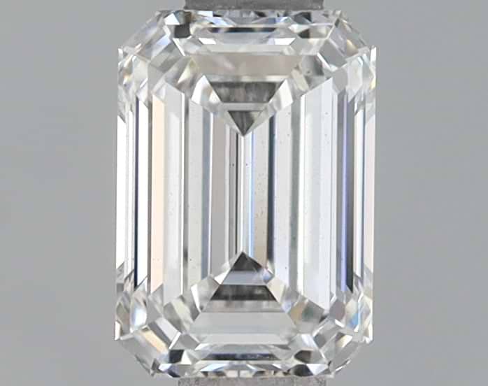 0.72 Carat Emerald Shaped Ideal Cut VS2 IGI Certified Lab Grown Diamond