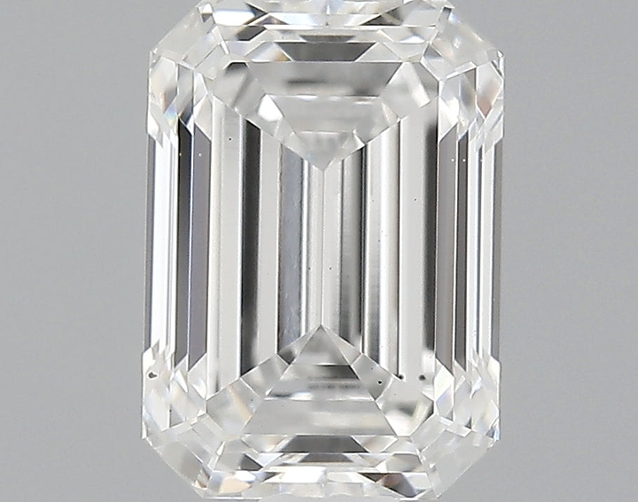 0.94 Carat Emerald Shaped Ideal Cut VS2 IGI Certified Lab Grown Diamond