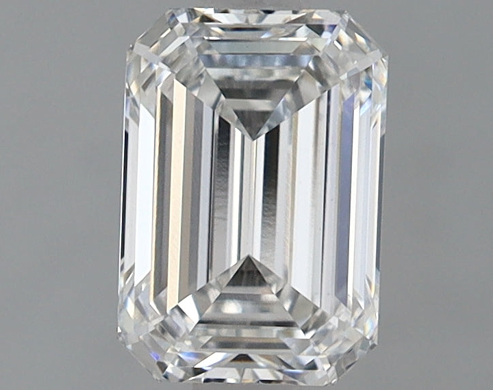 1.33 Carat Emerald Shaped Ideal Cut VVS2 IGI Certified Lab Grown Diamond
