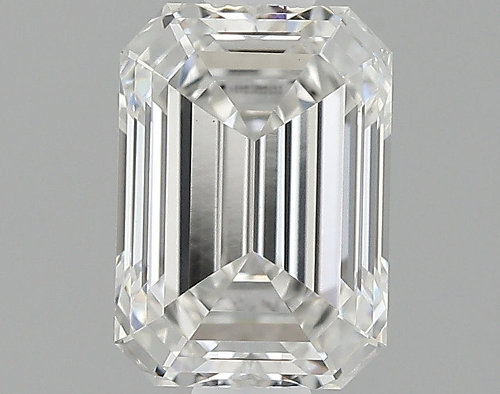0.73 Carat Emerald Shaped Ideal Cut VVS2 IGI Certified Lab Grown Diamond
