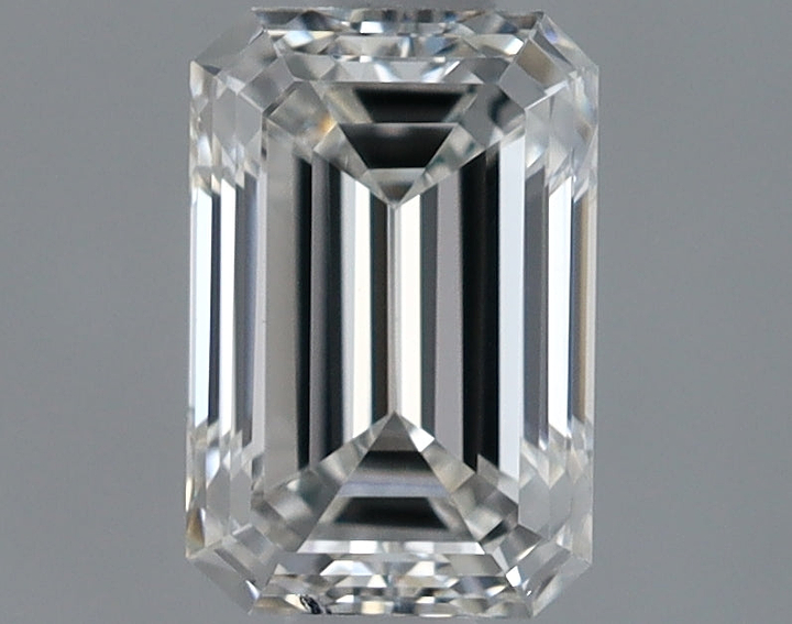 0.73 Carat Emerald Shaped Excellent Cut VVS2 IGI Certified Lab Grown Diamond