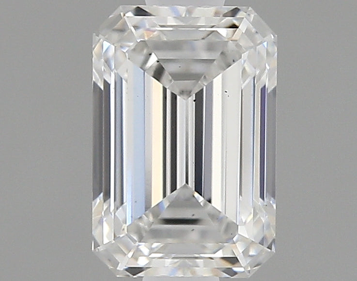 0.89 Carat Emerald Shaped Ideal Cut VS2 IGI Certified Lab Grown Diamond