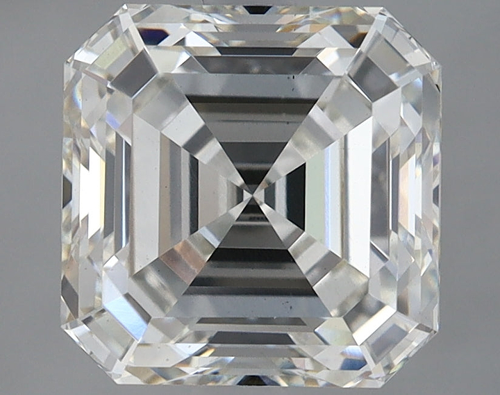 3.76 Carat Asscher Shaped Ideal Cut VS1 IGI Certified Lab Grown Diamond