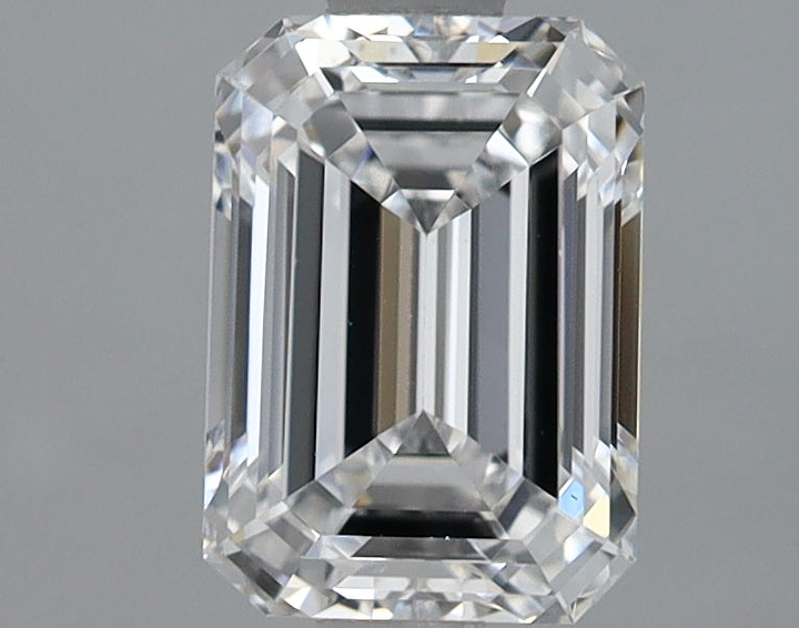 1.33 Carat Emerald Shaped Ideal Cut VS1 IGI Certified Lab Grown Diamond