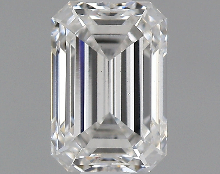 0.86 Carat Emerald Shaped Ideal Cut VS1 IGI Certified Lab Grown Diamond