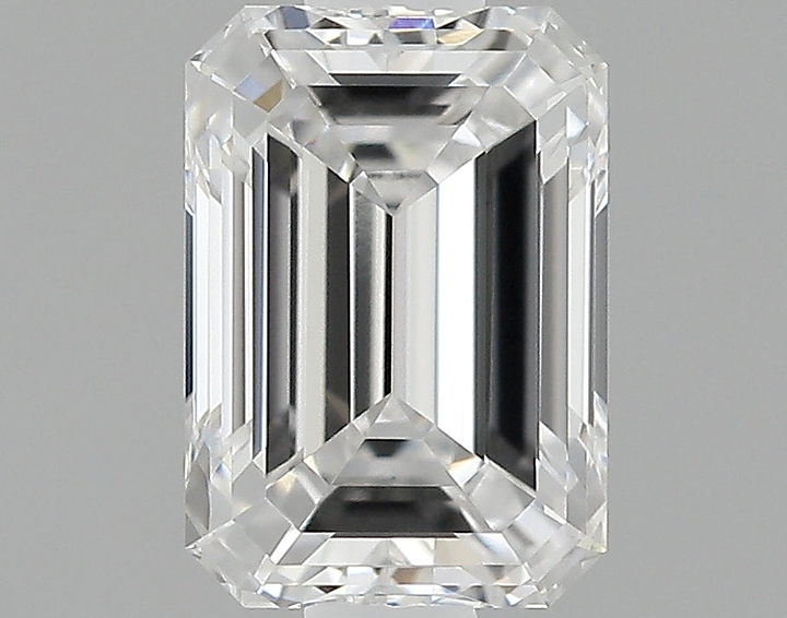 0.84 Carat Emerald Shaped Ideal Cut VVS2 IGI Certified Lab Grown Diamond