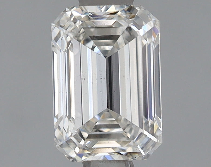 0.89 Carat Emerald Shaped Ideal Cut VS1 IGI Certified Lab Grown Diamond