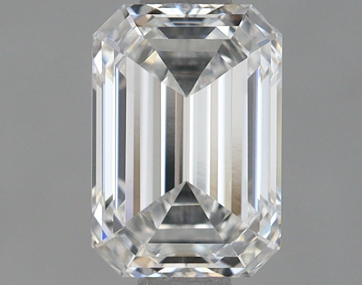 0.96 Carat Emerald Shaped Ideal Cut VVS2 IGI Certified Lab Grown Diamond
