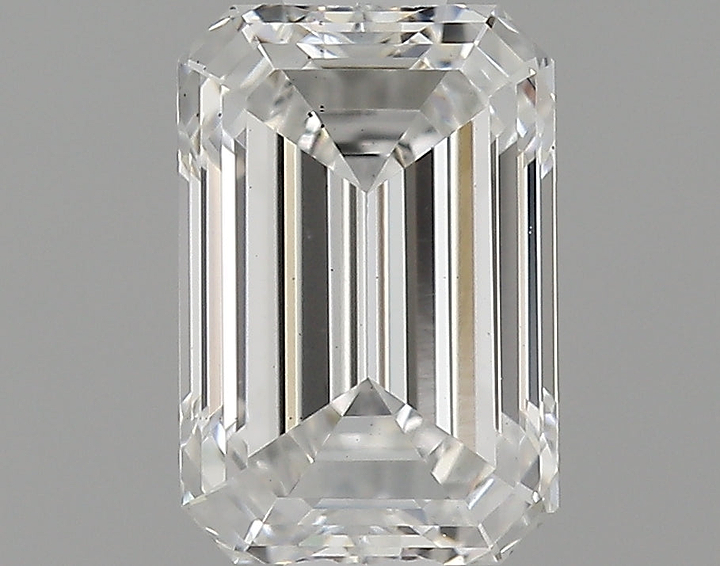 0.81 Carat Emerald Shaped Ideal Cut VS1 IGI Certified Lab Grown Diamond